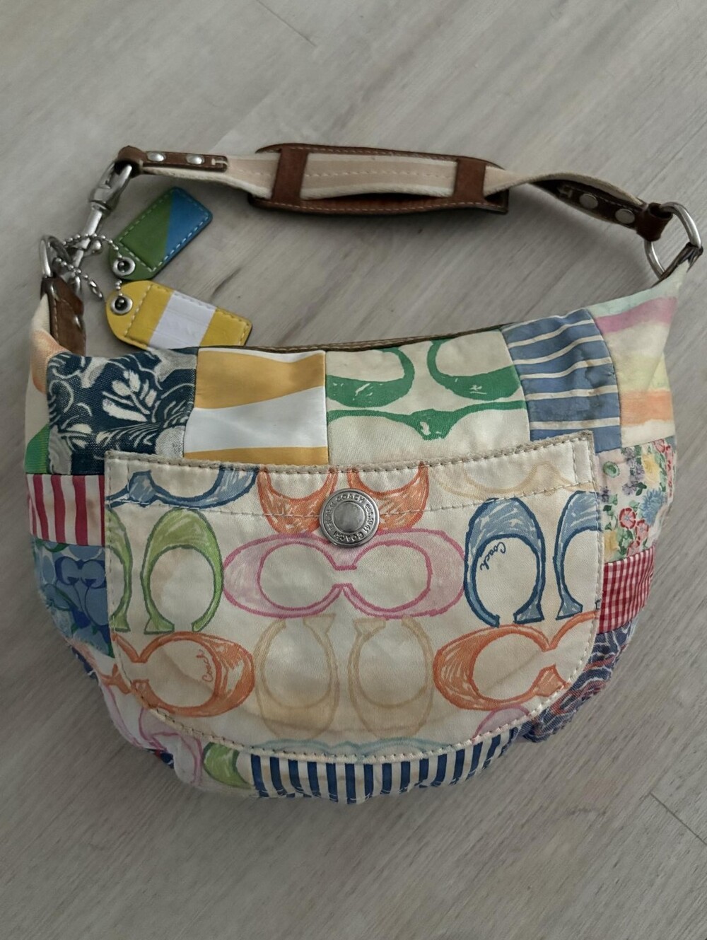 Patchwork Multicolor Women's Shoulder Bag